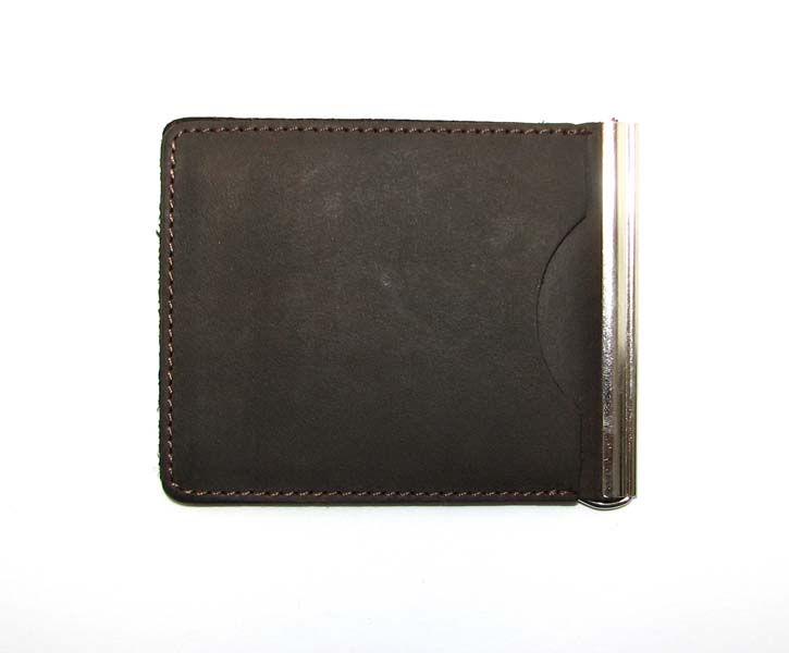 Шкіряний Затиск для Грошей DNK Leather Spring+ коричневий Шкіряний Затиск для Грошей DNK Leather Spring+ коричневий